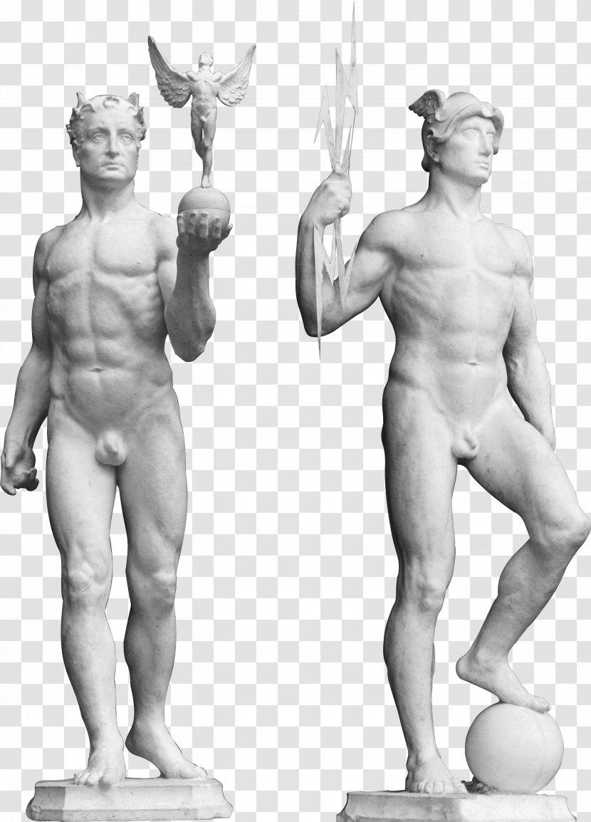 Statue Classical Sculpture Figurine Clip Art - Tree - Roman Head Transparent PNG
