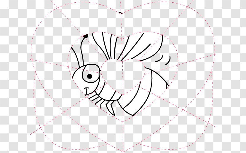 Clip Art /m/02csf Illustration Eye Drawing - Cartoon - Bee Coloring Pages Transparent PNG