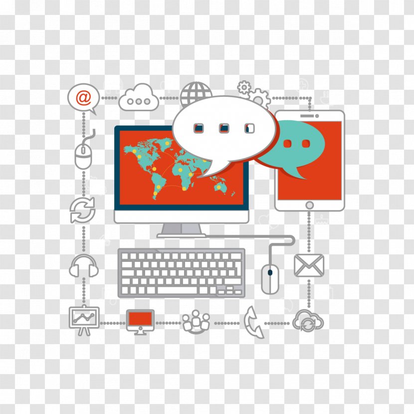 Computer Icon - Diagram - Vector Computers And Mobile Phones Transparent PNG