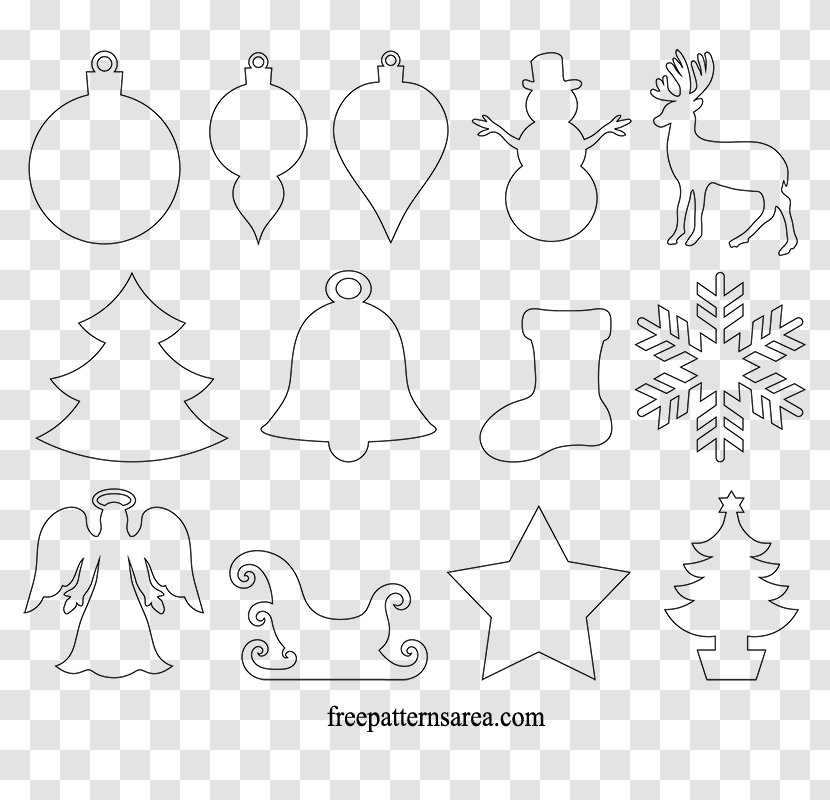 Christmas Ornament Decoration Pattern - Diagram Transparent PNG