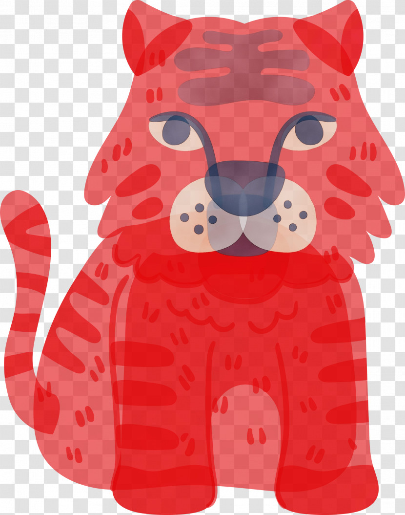 Animal Figure Red Cartoon Snout Toy Transparent PNG