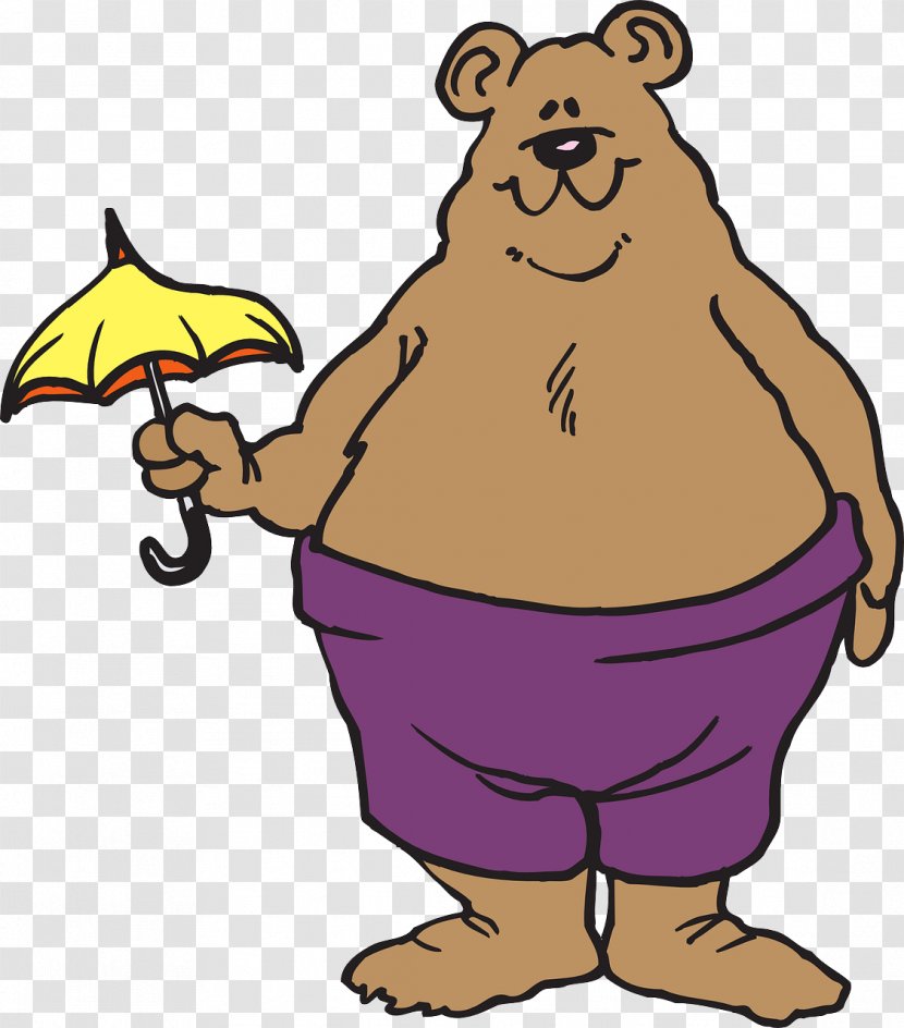 Bear Umbrella Clip Art - Flower - Big Transparent PNG