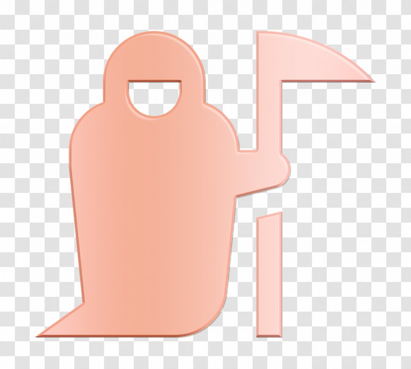 Death Icon Grim Halloween - Tshirt Pink Transparent PNG