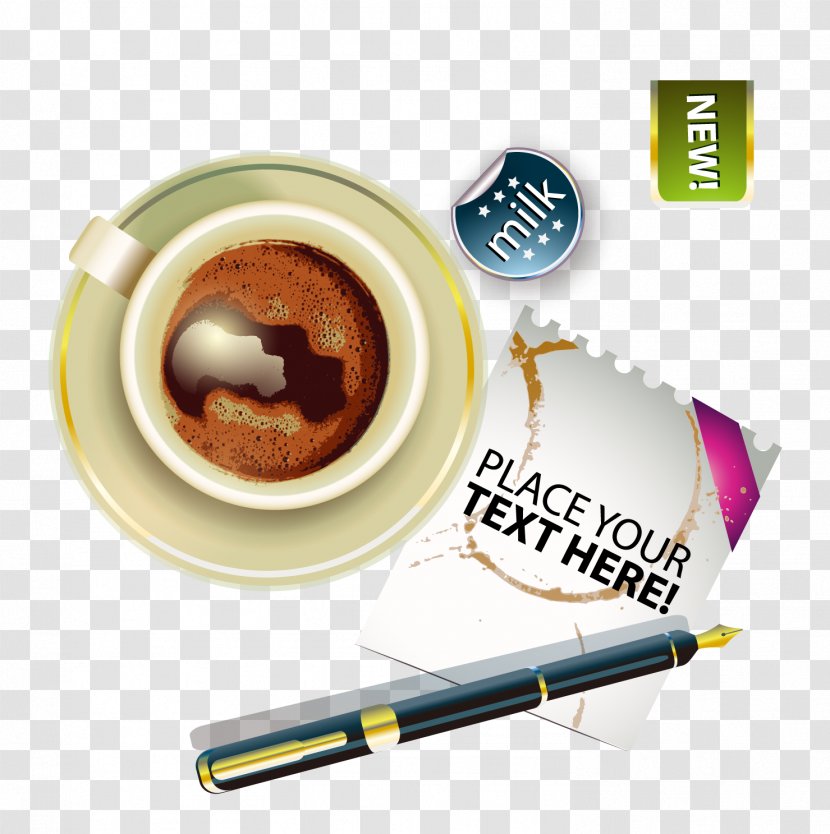 Instant Coffee Espresso Cup Cafe - Ultra-realistic Office Transparent PNG