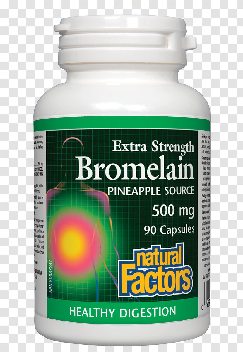 Bromelain Digestive Enzyme Nutrient Dietary Supplement - Digestion Transparent PNG