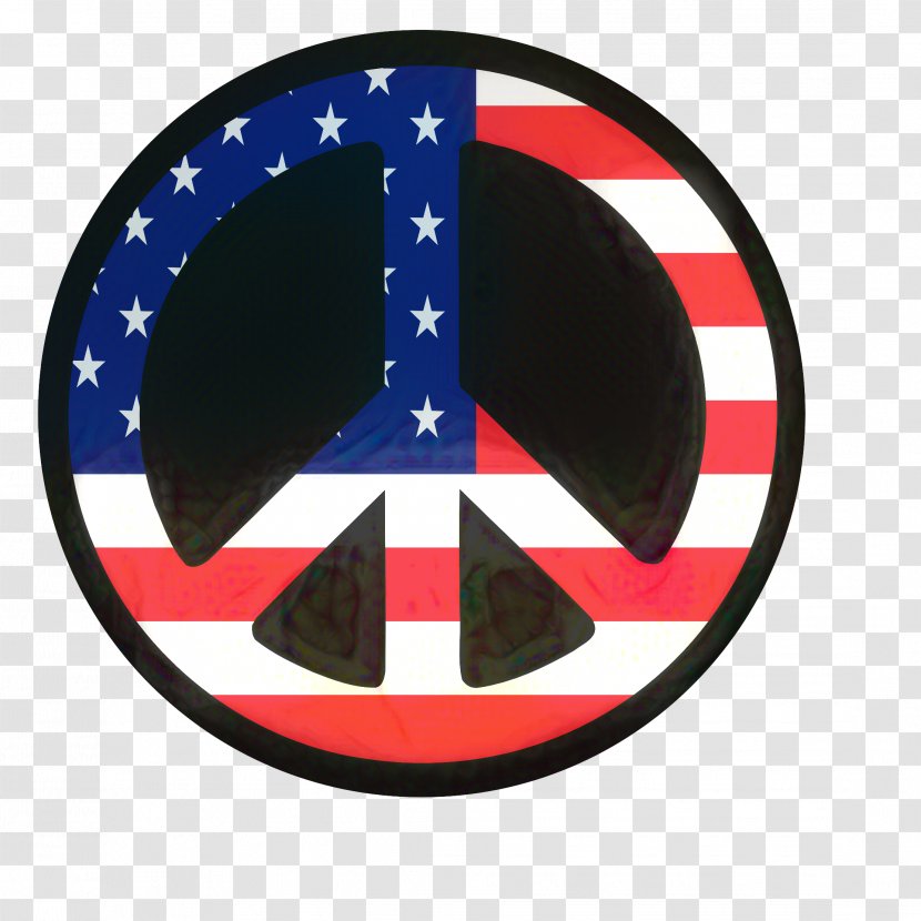Flag Cartoon - Peace - Crest Sticker Transparent PNG