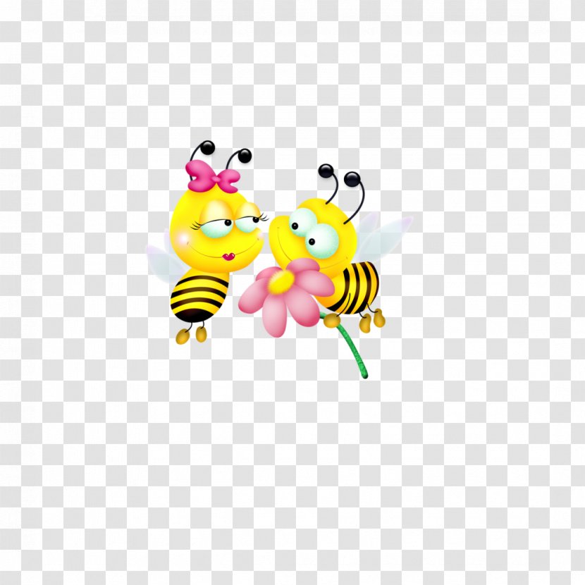 Honey Bee Bumblebee Clip Art - Yellow Transparent PNG