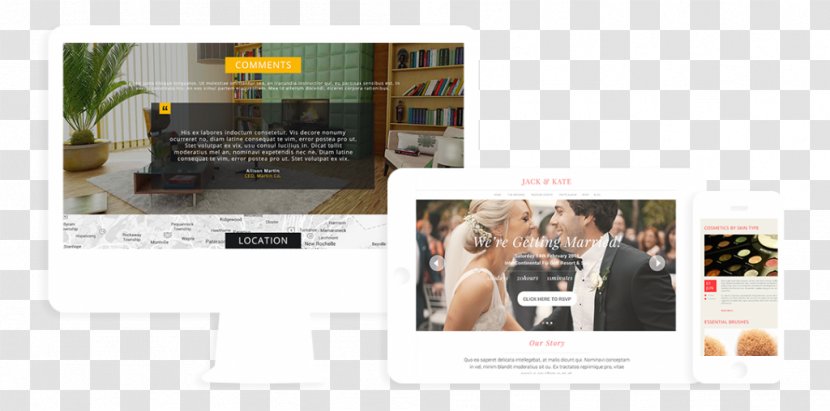 Web Template System Ajax PHP Brand Display Advertising - Spa Mock Transparent PNG
