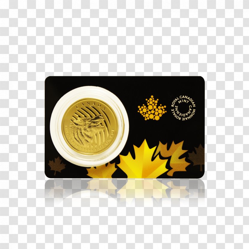Canadian Gold Maple Leaf Royal Mint Bullion Coin - American Eagle Transparent PNG