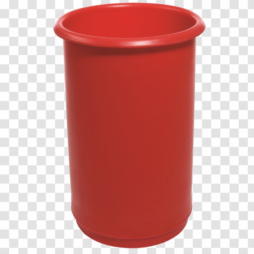 Bucket Plastic Lid Rubbish Bins & Waste Paper Baskets - Cylinder - Containers Transparent PNG