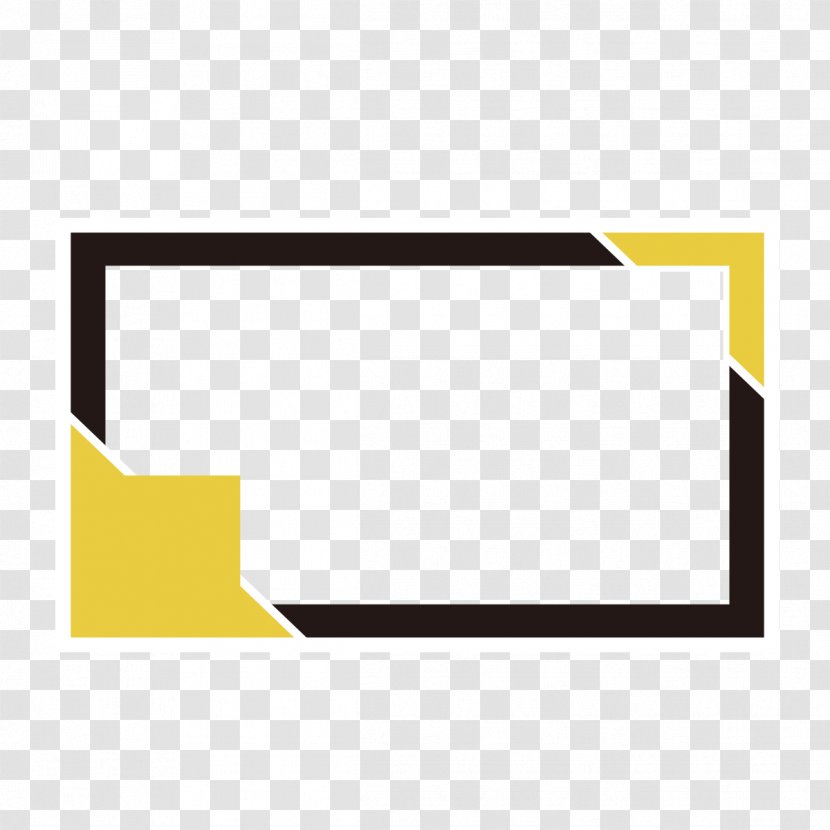 Image Yellow Designer - Rectangle - Basicboredr Graphic Transparent PNG