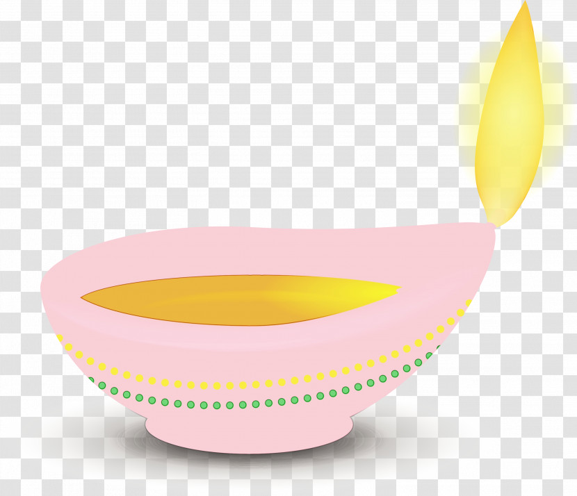 Ceramic Bowl M Yellow Transparent PNG