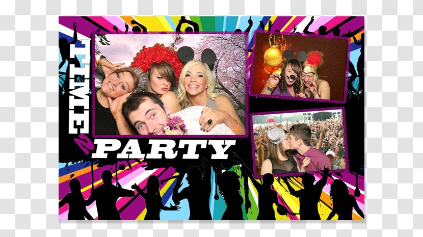 Party Collage Photo Booth Wedding - Art - Time Transparent PNG