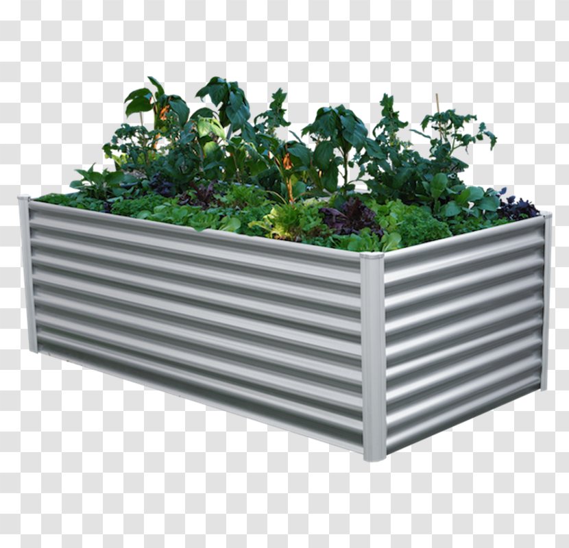 Raised-bed Gardening Flowerpot Corrugated Galvanised Iron - Bed - Ginseng Material Transparent PNG