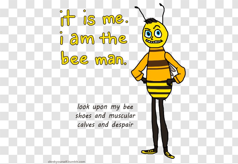 Honey Bee Insect Smiley Human Behavior - Jerry Seinfeld Transparent PNG