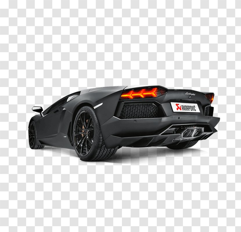 Lamborghini Gallardo Sports Car Exhaust System - Bumper Transparent PNG