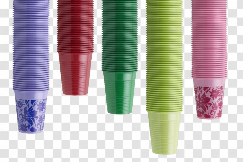 Plastic Cup Disposable Table-glass - Magenta - Cups Transparent PNG