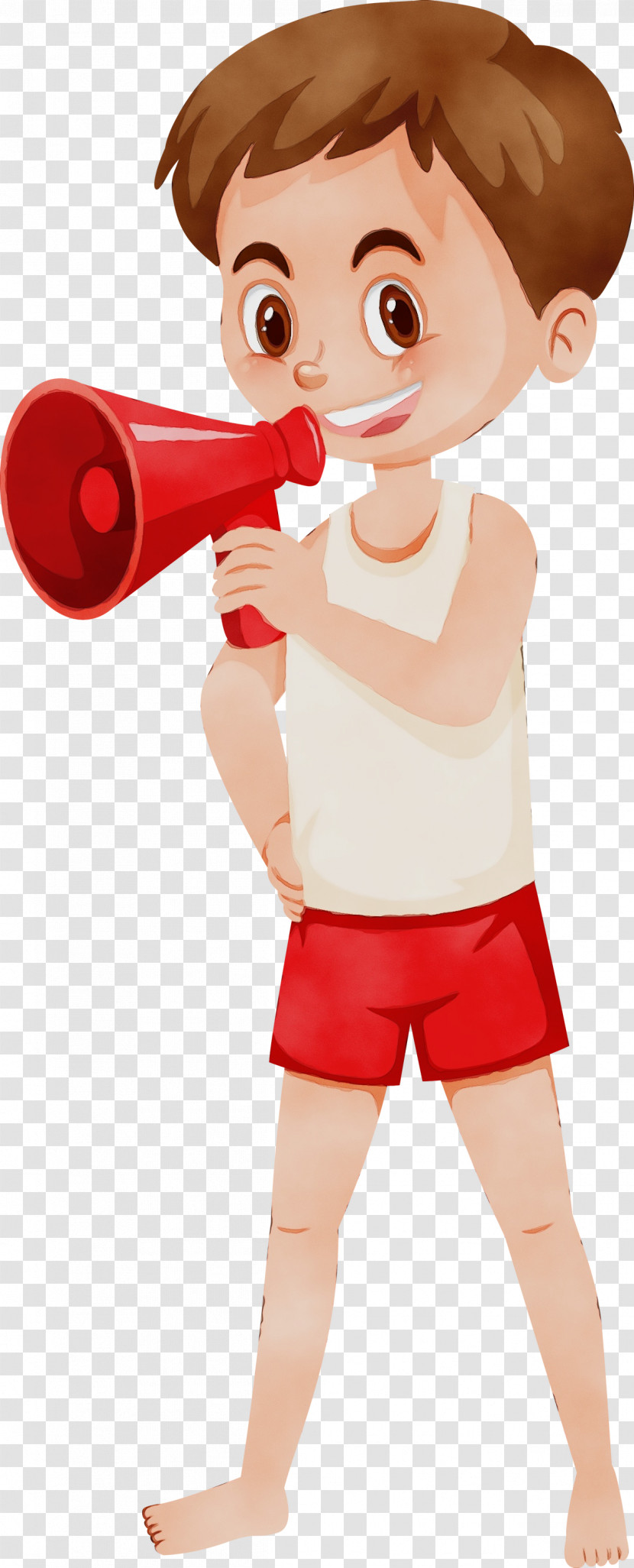 Megaphone Cartoon Sports Equipment Optical Instrument Transparent PNG