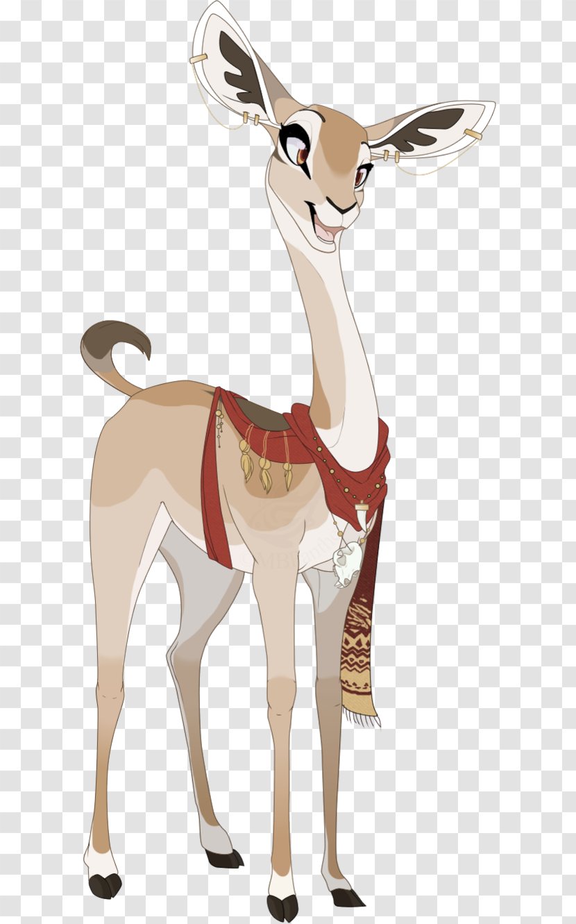 Antelope Giraffe - Raster Graphics - Pattern Shading Transparent PNG