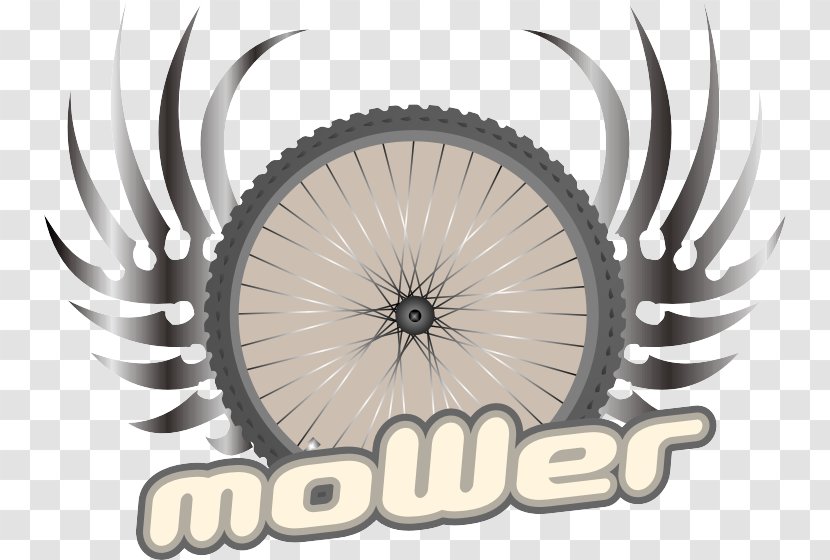 Tire Font - Bicycle Wheel - Design Transparent PNG