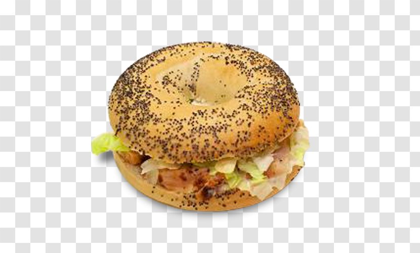 Cheeseburger Breakfast Sandwich Bagel Fast Food Transparent PNG