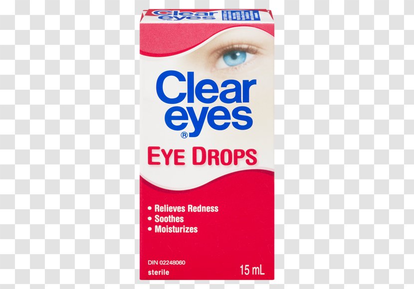Eye Drops & Lubricants Clear Eyes Redness Relief Maximum - Milliliter Transparent PNG