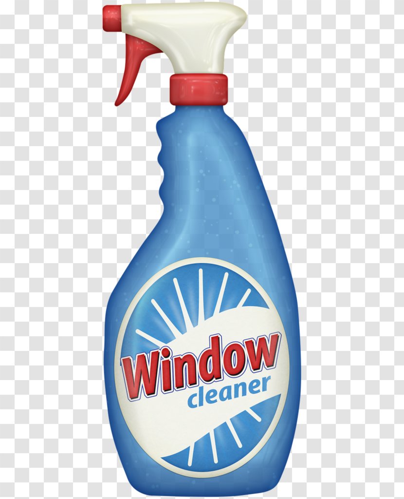Window Cleaner Cleaning Detergent - Glass - Mess Silhouette Transparent PNG