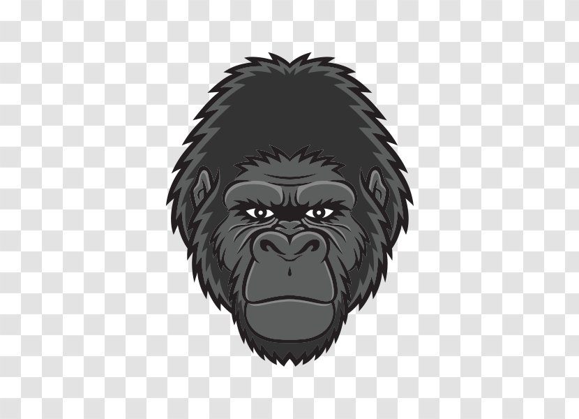 Gorilla Ape Clip Art - Tattoo Transparent PNG