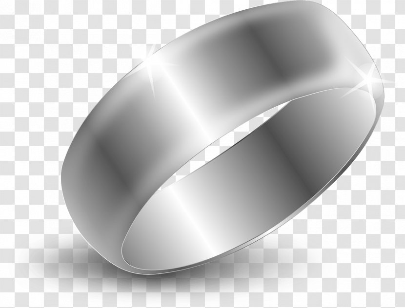 Wedding Ring Jewellery Silver Clip Art - Ceremony Supply - Rings Transparent PNG