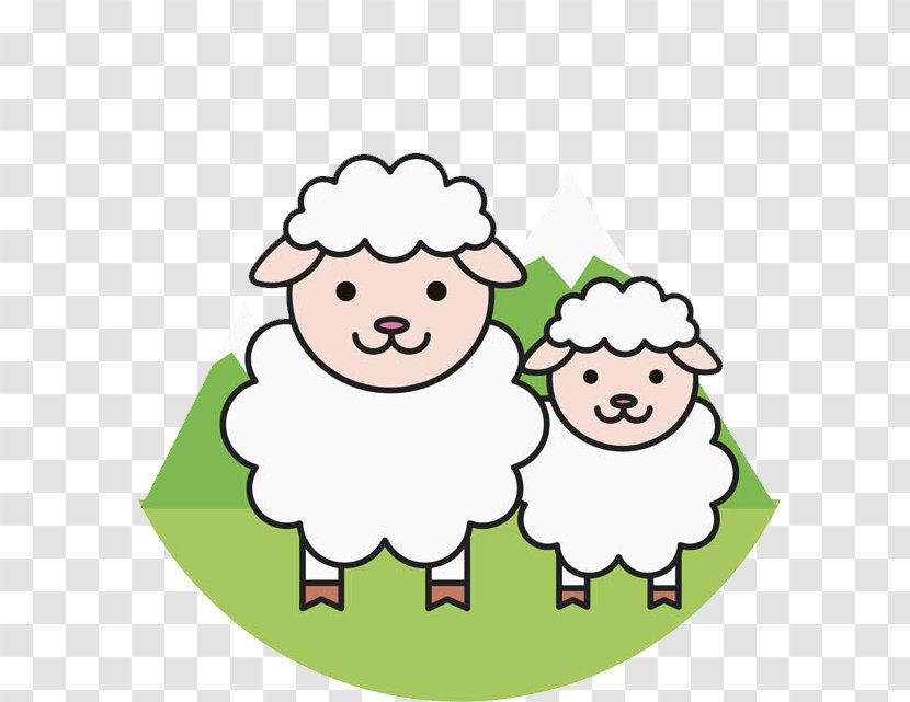 Lovely Sheep Clip Art - Area Transparent PNG
