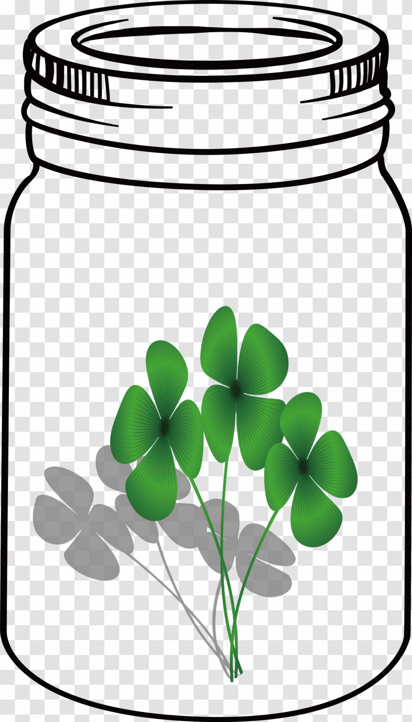 St Patricks Day Mason Jar Transparent PNG