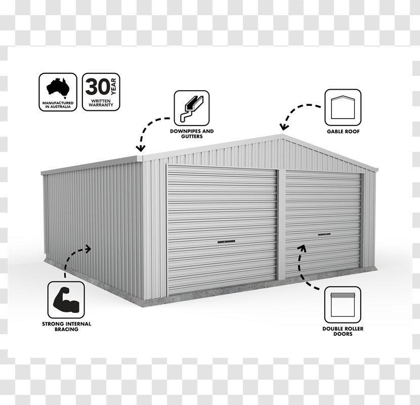Shed Garage Doors Roller Shutter - Barn - Door Transparent PNG