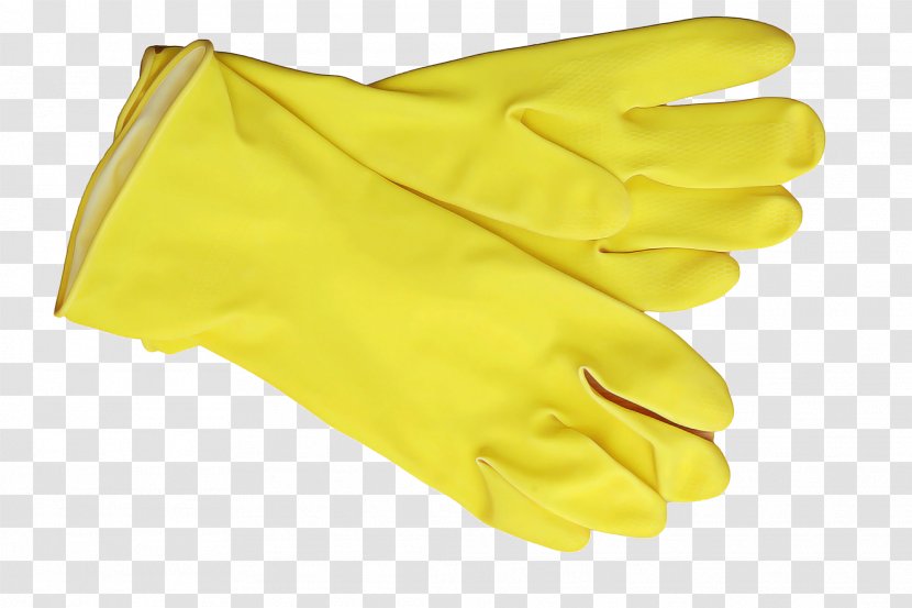 Yellow Background - Personal Protective Equipment - Household Cleaning Supply Finger Transparent PNG