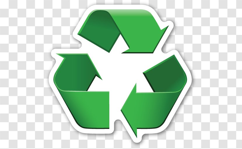 Recycling Symbol Emoji Paper Codes Transparent PNG