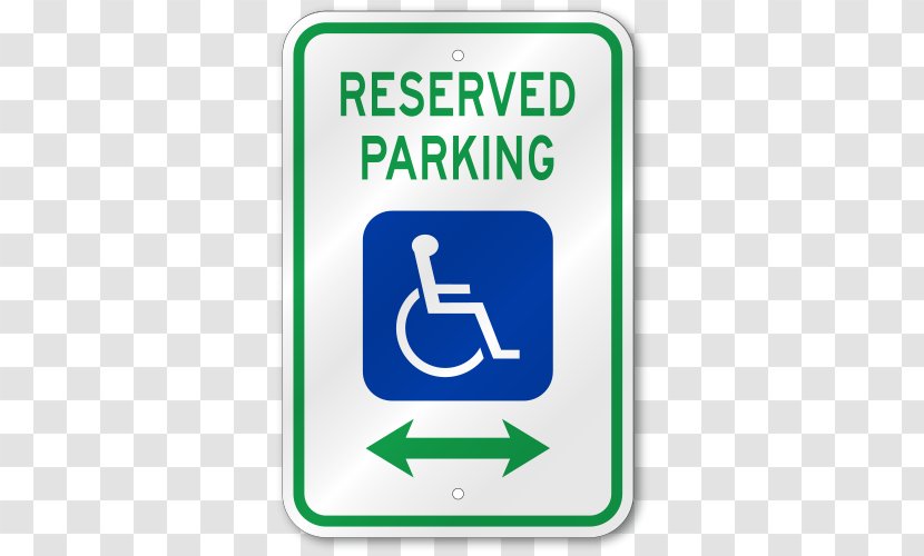 Disabled Parking Permit Disability Car Park ADA Signs Americans With Disabilities Act Of 1990 - Alphabet Banner Transparent PNG
