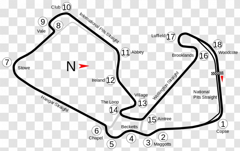 Silverstone Circuit 2016 British Motorcycle Grand Prix MotoGP Formula 1 - Bicycle Part - Motogp Transparent PNG