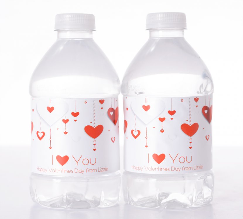 Water Bottles Glass Bottle Label Transparent PNG