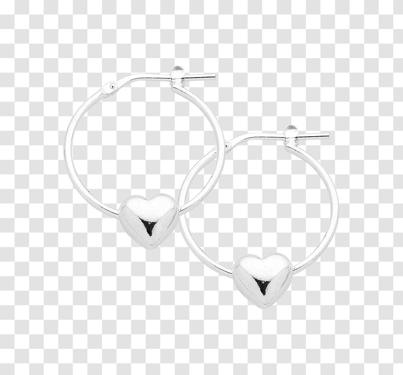 Silver Background - Earrings Platinum Transparent PNG