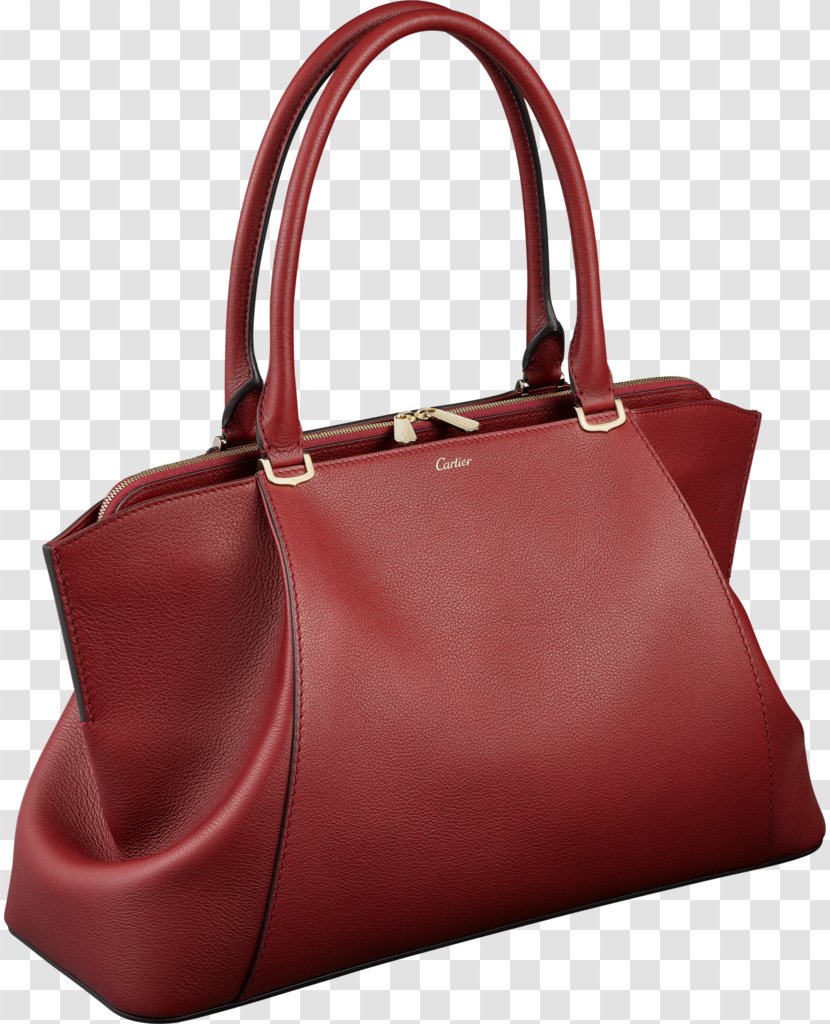 Handbag Cartier Jewellery Leather - Luggage Bags - Bag Transparent PNG