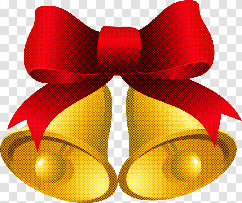 Red Yellow Bell Ribbon Binoculars Transparent PNG