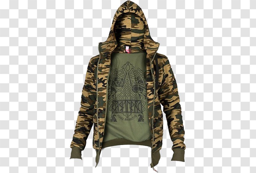 Hoodie Camouflage - Military - MMA Throwdown Transparent PNG