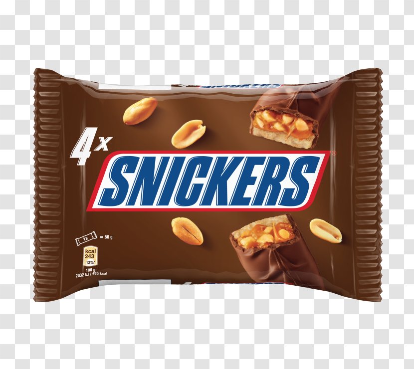 Chocolate Bar Snickers Candy Mars - Peanut Butter Transparent PNG