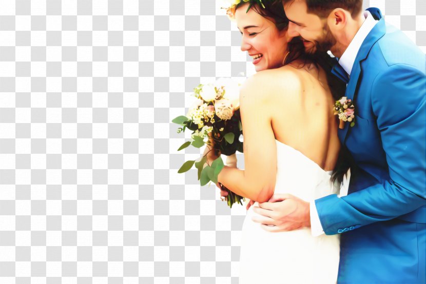 Bride And Groom - Gesture - Plant Gown Transparent PNG