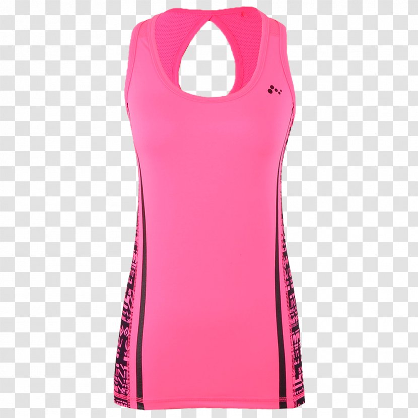 Sleeveless Shirt Gilets Pink M Dress - Clothing Transparent PNG
