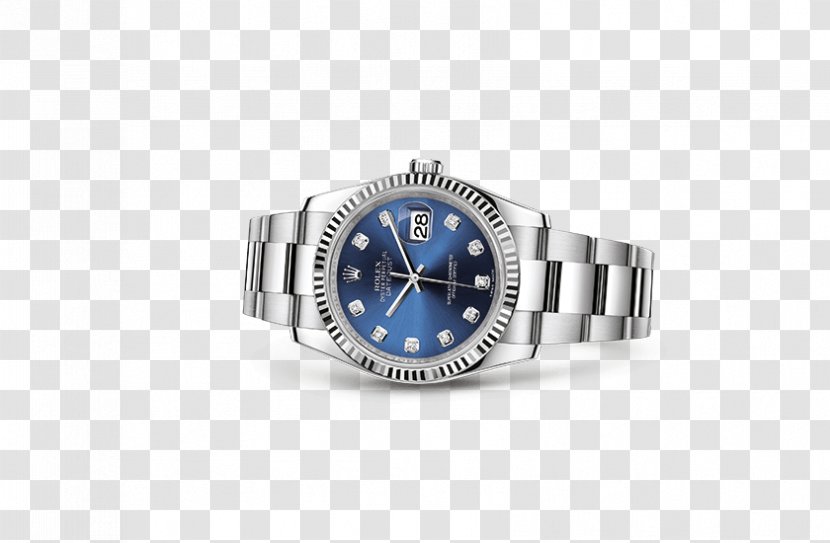 Rolex Datejust Oyster Watch Jewellery - Platinum Transparent PNG