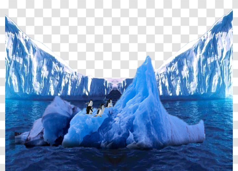 Penguin Iceberg Seawater Computer File - Freezing - Penguins On Transparent PNG