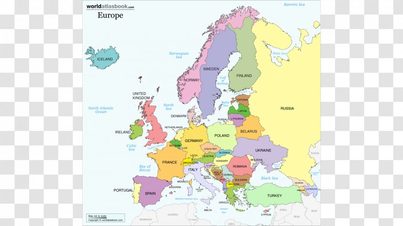 Western Europe World Map Mapa Polityczna - Country Transparent PNG