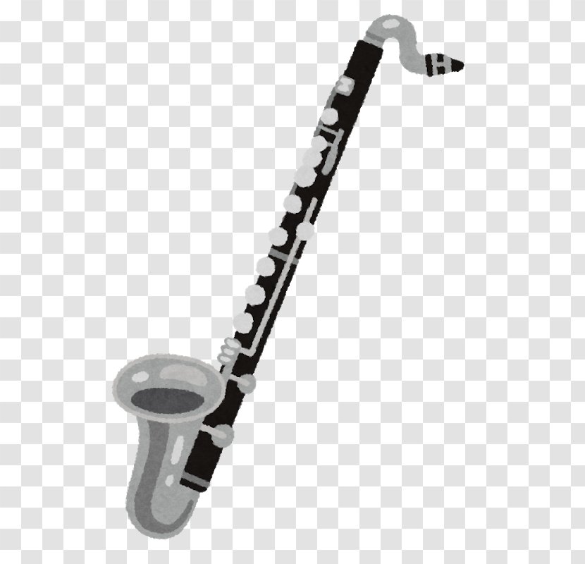 Musical Instruments Bass Clarinet Boehm System Concert Band - Watercolor Transparent PNG