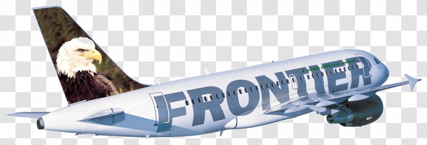 Albany International Airport Frontier Airlines Narrow-body Aircraft Airplane - United - Emirate Trip Flyer Transparent PNG
