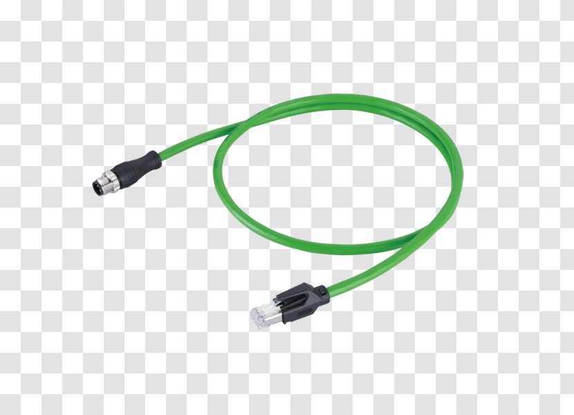 Electrical Connector 8P8C PROFINET Cable Electromagnetic Shielding - Industrial Ethernet - Cat Bus Transparent PNG